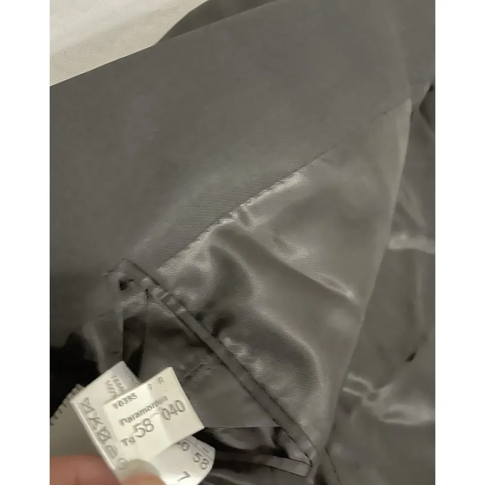 Canali Mens 40R Black Travel Water Resistant Blazer Sport Coat Italy